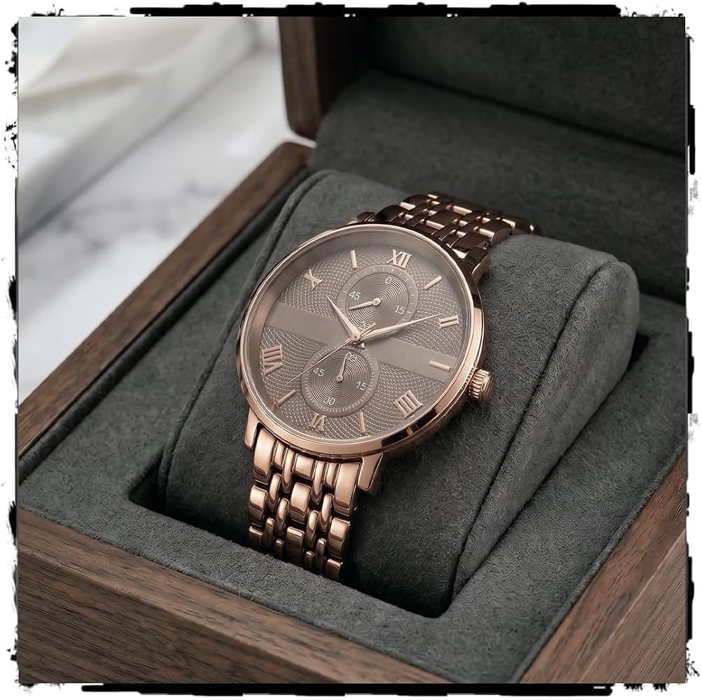 Luxury-Style Analog Watch